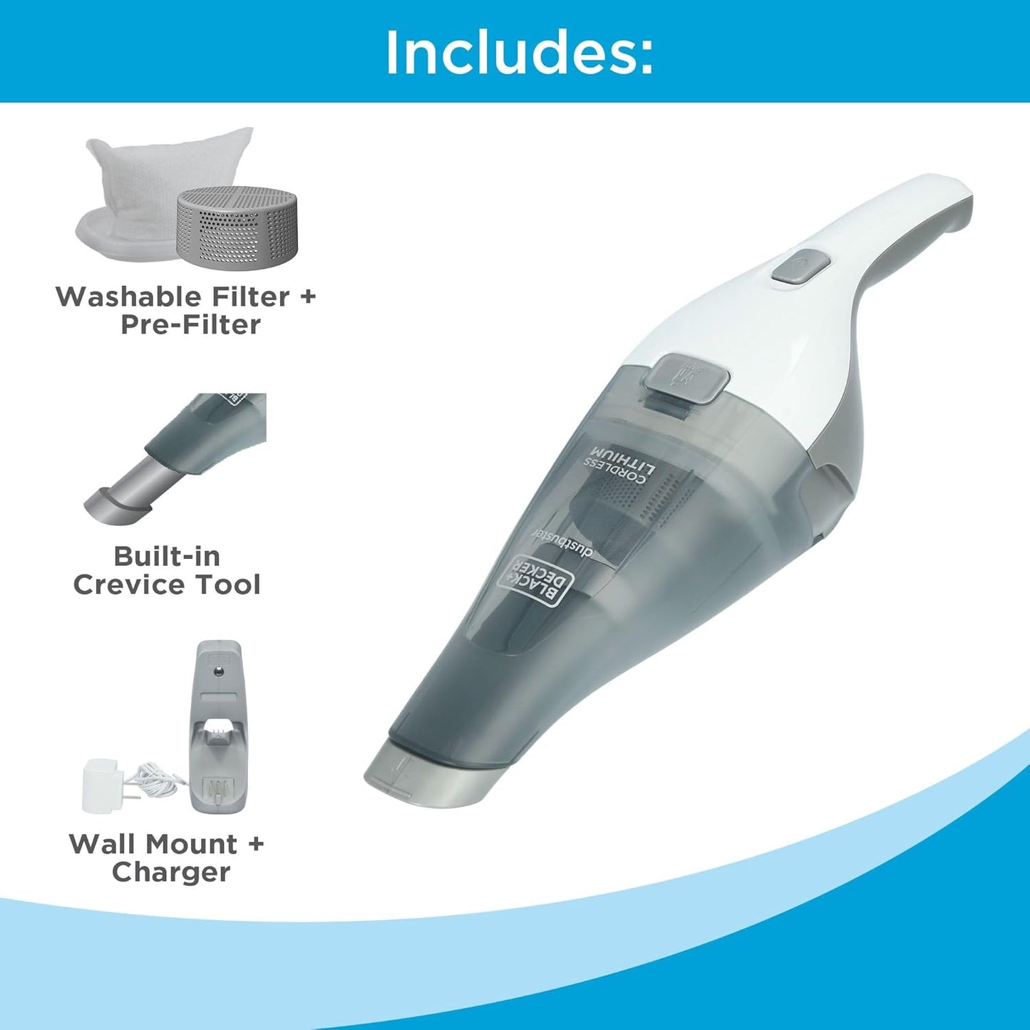 QuickClean Cordless Vacuum Cleaner